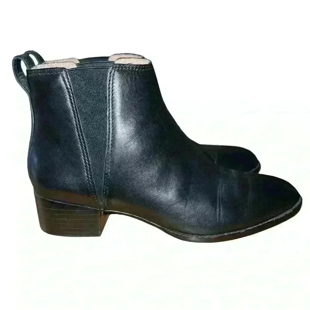 Madewell Leather Chelsea Ankle Boots